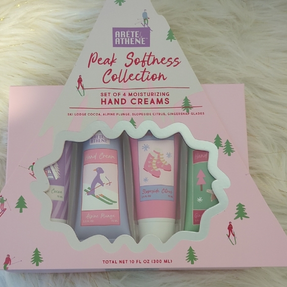 Other - Peak Softness Hand Cream Set - Pink, Purple, Green